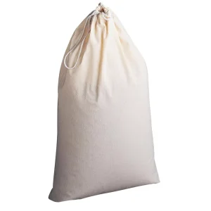 28×36 Inch Natural Cotton Rope Handle Laundry Dust Bag Beige Fit Hamper Basket Camp Home College Dorm Tear Resistant Dirty