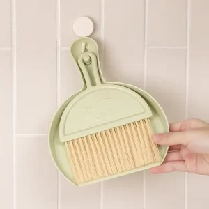 2937Home Mini Desktop Broom Keyboard Cleaning Brush Set with Dustpan Eco Friendly PP & Nylon Materials