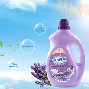 2kg High Efficiency Laundry Detergent Super Bright Softener Liquid with High Foam for Household Cleaning of Apparel