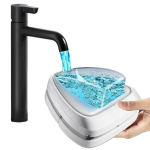 3-8mm Plastic Handle Double Faced Magnetic Window Cleaner with Automatic Water Removal and TPR Squeegee