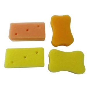 3 Layer Multi Purpose Cleaning Sponge Natural Pulp & High Elastic Sponge & Scouring Pad