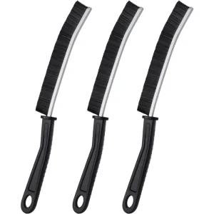 3 PCS Hard Bristle Crevice Cleaning Brushes for Shutter Door Window Track Kitchen Dead Corner Cleaning