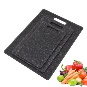 3-Piece Extra-Large BPA-Free Plastic Cutting Board Set