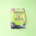 3 Rolls Drawstring PE Garbage Bags 45*50cm 20pcs Roll 10μm Thick Durable Kitchen Trash Bags