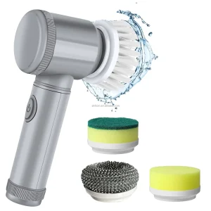 3 in 1 Automatic Plastic Kitchen Dish Washing and Bathtub Cleaning Brush USB-powered Tool