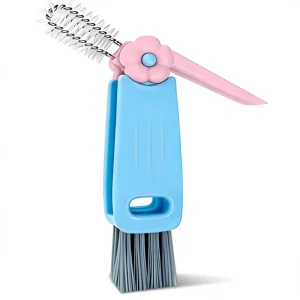 3 in 1 Cup Lid Gap Cleaning Brush Straw Brush Set Reusable Plastic Handle Multifunctional Cleaning Kit for Various Cup Lids