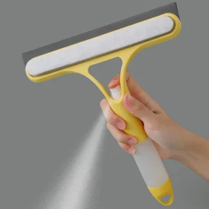 3 in 1 Double side Glass Wiper Multifunctional Car Windshield Window Cleaner Windows Squeegee with Spray Bottle