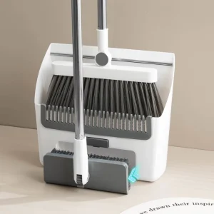 3 in 1 Foldable Rotating PET Broom and Dustpan Set Brooms Dustpans for Floor Cleaning