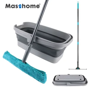 3 in 1 Home Cleaning Tools Set TPR Iron PP with Bucket