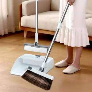 3 in 1 Multi-Functional Household Cleaning Broom Dustpan Sticky Paper Roller Set Floor Clean Broom Dustpan Set