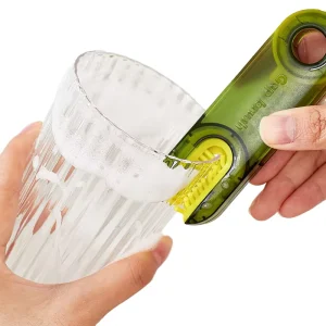3 in 1 Multifunctional Rotating Crevice Clean Brush Small Keyboard Cleaner and Lid for Bottle or Cup Washing Cleaning Brushes