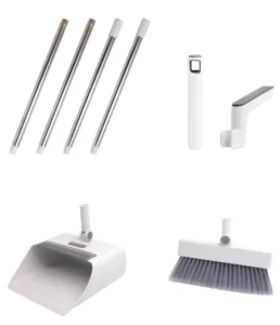 3 in 1 Plastic Cleaning Brush Broom Dustpan Set Long Handle Magic Brooms with Dustpan for Floor Cleaning