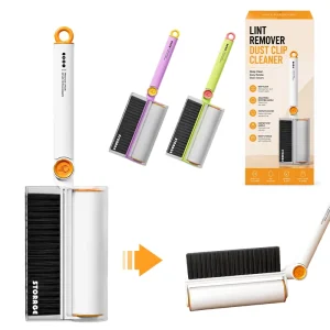 3 in 1 Roller Cleaning Brush Pet Hair Lint Remover ABS Scrubbing Brush Bed Clothing Sofa Carpet OEM