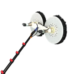 3.5m Electric Solar Panel Cleaning Tools Water Fed Pole Photovoltaic Solar Panel Cleaner Machine