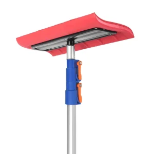 3.66M/12FT EVA Foam Snow Scarper with Telescopic Aluminum Handle Snow Shovel Brush Customized Color & Logo