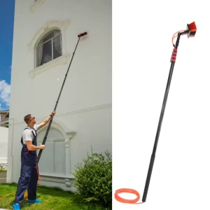 3.6m Aluminum Window Cleaning Pole Telescopic Solar Panel Cleaning Extension Water Fed Tool
