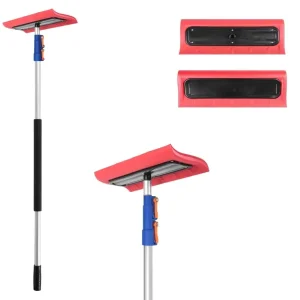 3.7M Industrial Grade Multipurpose Snow Remover Snow Pusher Car Truck Windshield Shovel EVA Foam House Roof Scarper Telescopic