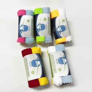 30*30cm Microfiber Warp Knitting Car Towel Edgeless Dishwashing Rag Quick Dry Cleaning Cloth for Dish Absorbent Kitchen Towels