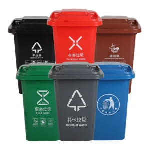 30 50 100 L Sorting Garbage Classification Rubbish Recycle Trash Can Food Medical Waste Bin