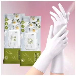 30 Pack Durable Nitrile Household Clean Gloves 30cm Food Grade Oilproof Waterproof Touchscreen Aroma Household Gloves