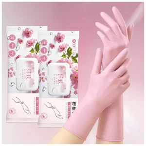 30 Pack Durable Nitrile Household Clean Gloves 30cm Food Grade Oilproof Waterproof Touchscreen Fragrant Household Gloves