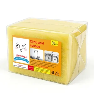30 Pieces Eco-Friendly Multi-Purpose Sponge Resistant to Water Acne Citric Acid Blend for Kitchen Cleaning Around the Sink