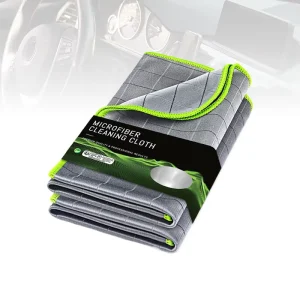 300gsm Microfiber Absorbent Glass Cloth Square Plain Style No Trace Wiping Lens for Car and Household Cleaning