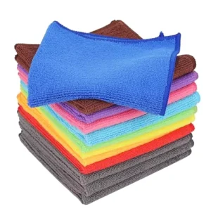 300gsm Microfiber Cleaning Cloth Multi Purpose Warp Knitted Cleaning Rags Quick Dry Super Absorbent and Lint Free Kitchen Towel