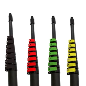 30FT 9 Meter Aluminum Heavy Duty Telescopic Pole Adjustable Cleaning Tool for Window Cleaning