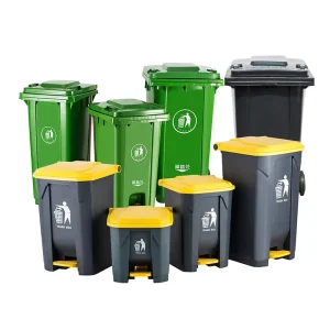 30L 50L 100L 120L 240L Outdoor HDPE Mobile Waste Container Plastic Garbage Bin