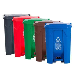 30L 50L 80L 100L 120L 240L 360L 660L 1100 Liter Outdoor Industrial Garbage Dustbin Trash Can Plastic Waste Bins