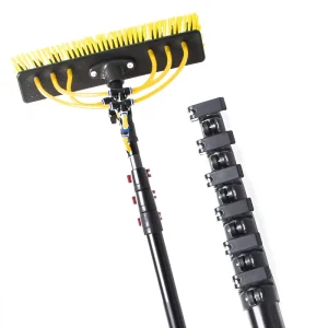 30ft 40ft Carbon Fiber Telescopic Pole Water Fed Pole Tube Brushes for Solar Panel Cleaning