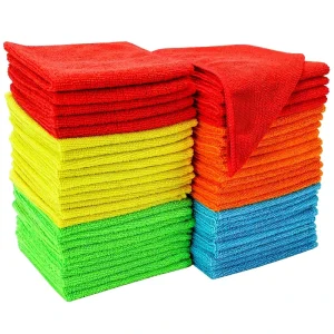 30x30CM 300GSM Microfiber Car Detailing Towel Quick Dry Sewing Cloth for Cleaning Wash High Absorbent Microfibre Towel for Car