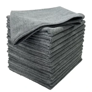 30x30cm Eco Friendly Polyester Microfiber Absorbent Bar Counter Rags Warp Knitted Car Wash Kitchen Drying Towel Lint free