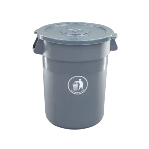 32 Gallon Plastic Waste Bin 200L Round Garbage Can Plastic Trash Can Round Container