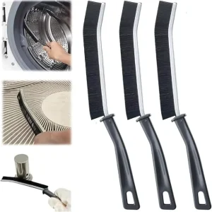 34g Black PP Plastic Hard Bristle Scrubbing Brushes Small Durable Kitchen Toilet Tile Joints Dead Angle Cleaning Tools
