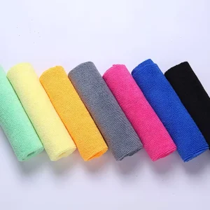 350GSM Microfiber Cloth Warp Knitted Ultra Thick Dish Cloth Super Absorbent Lint Free Streak Free Glass Cleaning Kitchen Towels