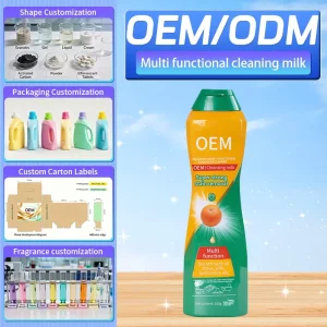 350g Orange-Scented Multi-Functional Cleansing Milk Emulsion Cleaner Cream