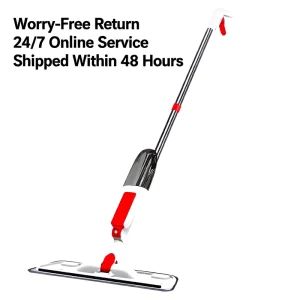 350ml Spray Mop with Stainless Steel Handle 48H Shipping Upgraded Microfiber Refillable Mop for Household