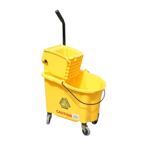 35Qt 36L Eco Friendly Plastic Mop Bucket with Side Press Wringer
