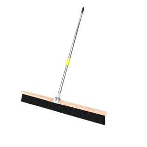 36 Inch Industrial Grade Concrete Finish Cleaning Broom with 2M Telescopic Handle Customizable OEM Assembly Hand Tools