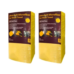 36 Piece Custom Microfiber Car Cleaning Cloth Microfiber Towel for Car Wash Pack of 36