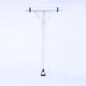 36-inch Aluminum Weed Scraper with Floating Rubber Bands and Telescopic Aluminum Handle Suitable for Cleaning Grass Leaves