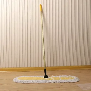 360 Degrees RotatingCommercial Flat Dust Mop with Long Handle for Hotel Cleaning