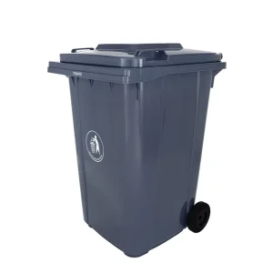 360 Liter Trash Can Big Size Waste Bin Plastic Wheeled Outdoor Dustbin