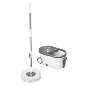 360 Spin Magic Mop Easy Clean Walkable Style Mop Bucket Wheels Household Mops