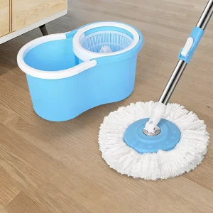 360 Spin Magic Mop With Cleaning Mop and Stainless Twisted Pole Mop