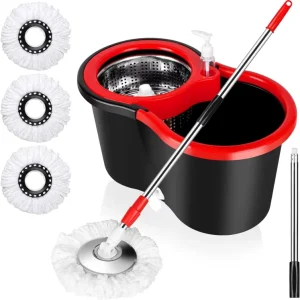 360 Swivel Mop and Bucket Set Turbo Microfiber Mops Cleaning Floor Household Cleaning Tools Accessories O Cedar Mop