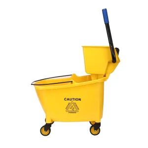 36QT Factory Yellow Mop and Bucket with Wringer Set 32 Liters