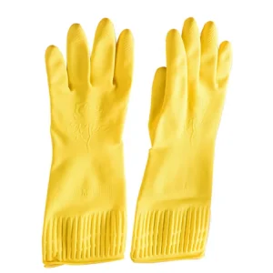 38cm Long Cuff Reusable Anti slip Grip Waterproof Household Kitchen Cleaning Gloves Home Wet Work Bathroom Janitorial Gloves
